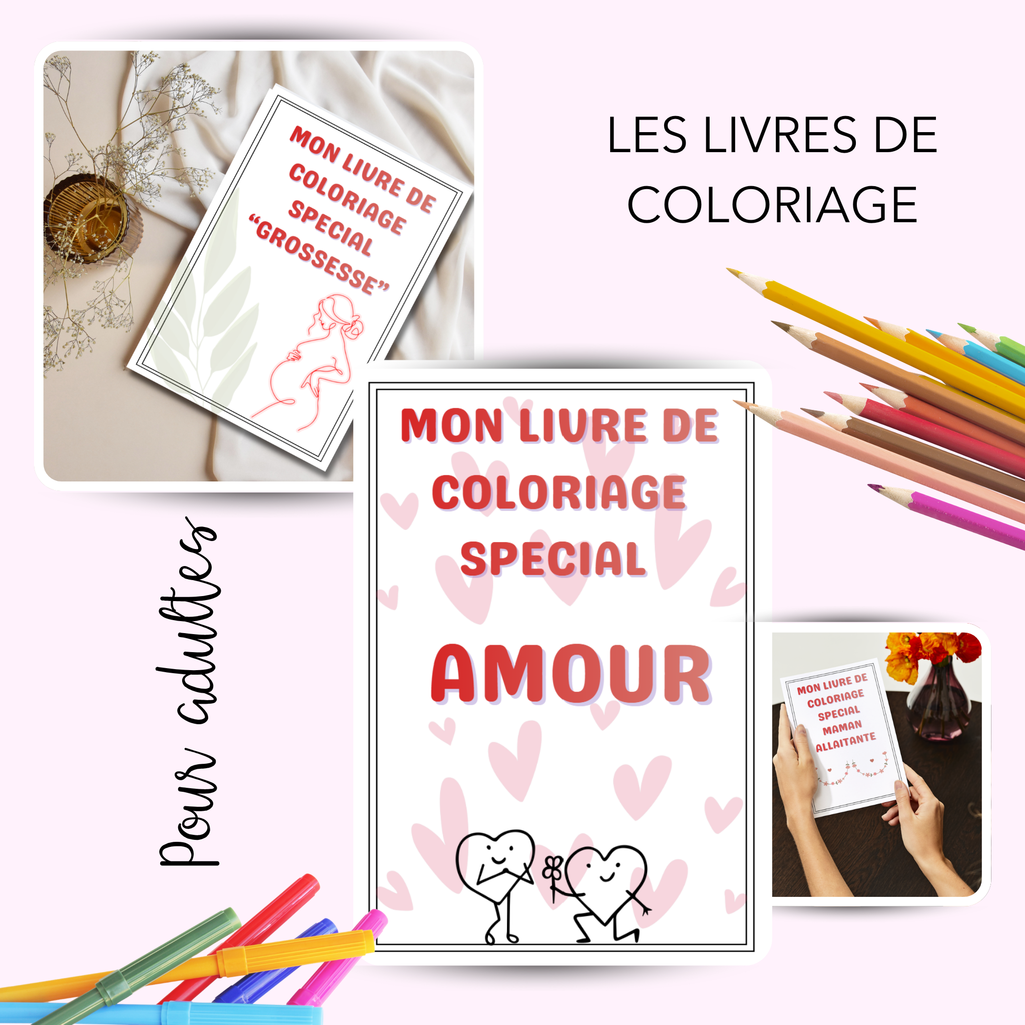 Livre de coloriage pour adulte à imprimer avec illustrations détaillées