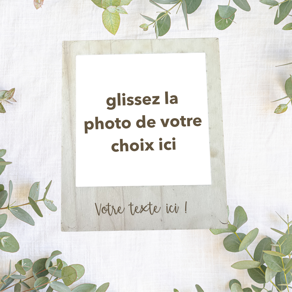 Cadre photo personnalisé - annonce de grossesse