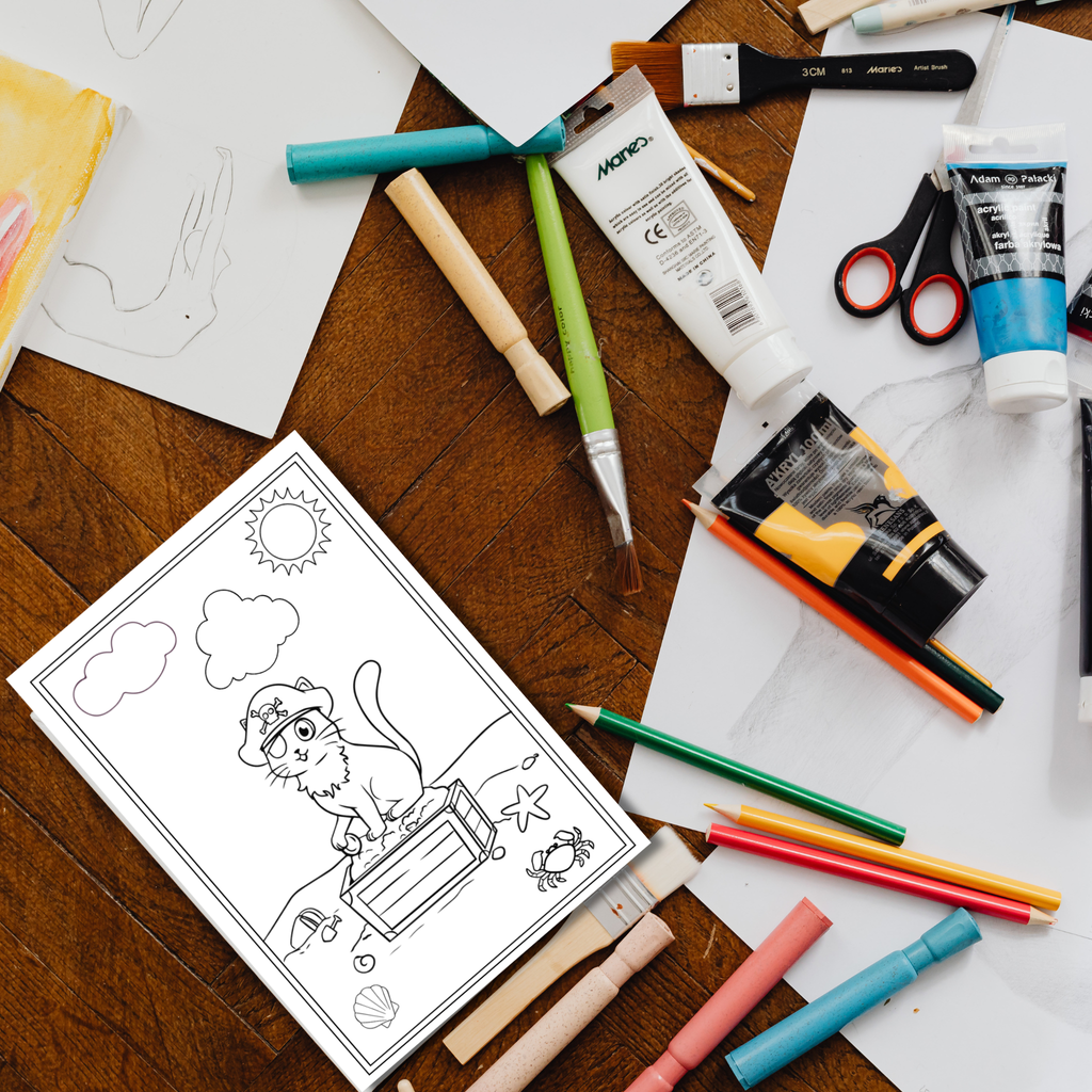 Livre de coloriage spécial vacances - mon été à colorier