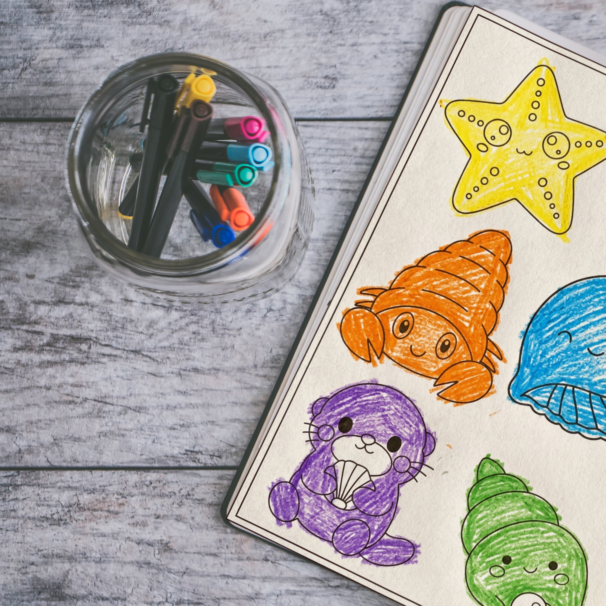 Livre de coloriage spécial vacances - mon été à colorier